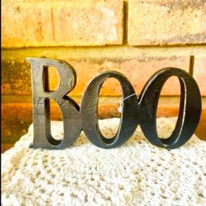 *Boo Resin Shelf Sitter Halloween Decor